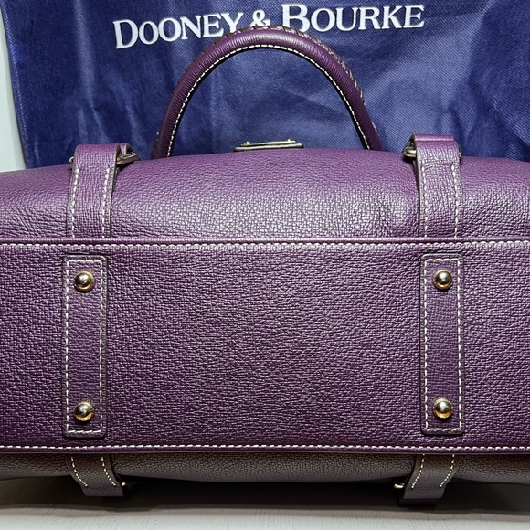 Dooney & Bourke Purple Small Satchel - Picture 4 of 10